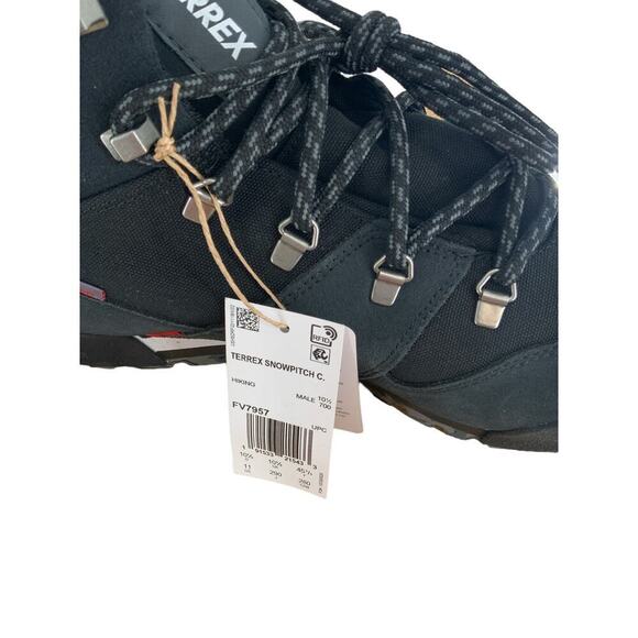 Adidas Terrex Snowpitch C. Hiking Boots Men Size 11 Leather Suede Lace Up Shoes - Picture 9 of 13